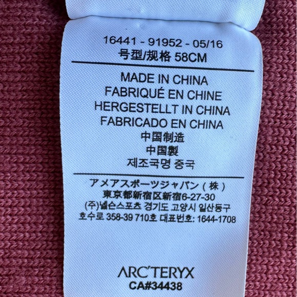 Arc’teryx Scarf 🧣Marino Wool Woman’s Blush - Picture 7 of 11